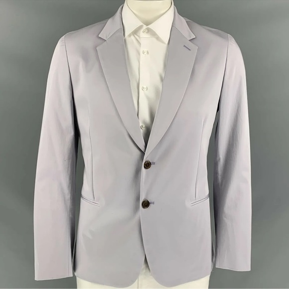 PAUL SMITH Soho Fit Size US 42 Regular Lilac Cotton Notch Lapel Sport Co… - Picture 1 of 6
